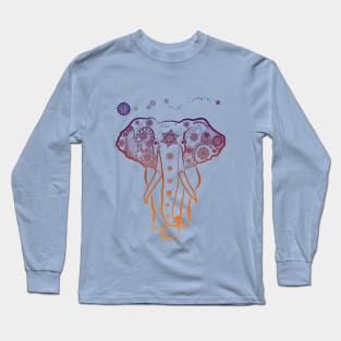 Elephant Color Long Sleeve T-Shirt